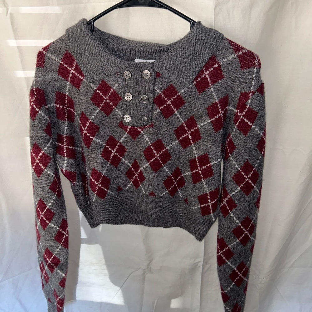 Pink diamond sweater